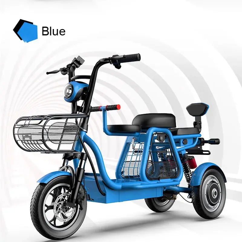 Blue Xz-Mz Electric Scooter Bike