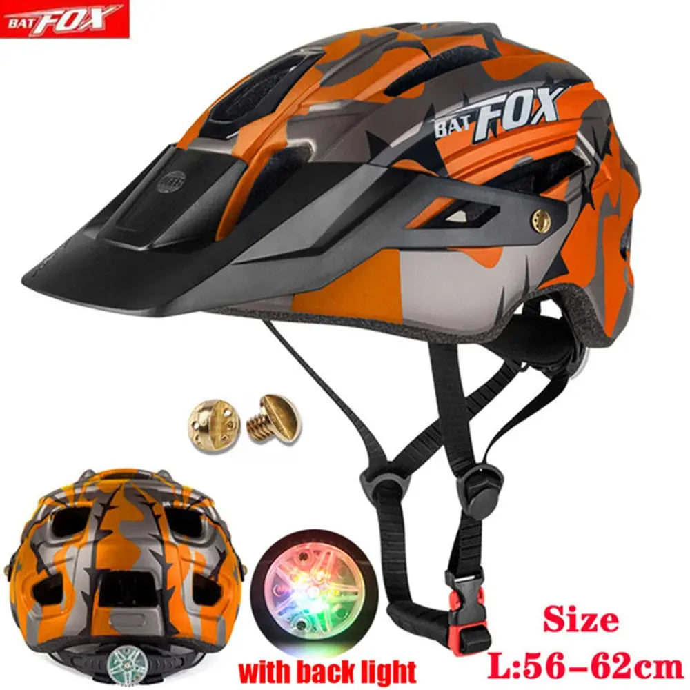 MTB Batfox Adult Outdoor Bicycle Safty Helmet - AXSSIBLZ