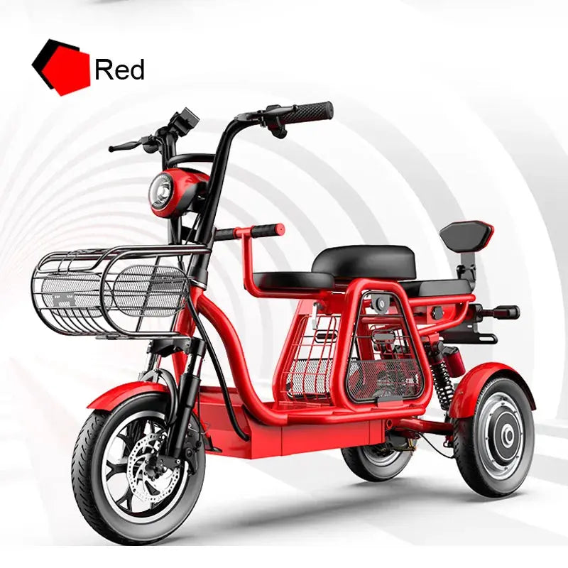 Red Xz-Mz Electric Scooter Bike