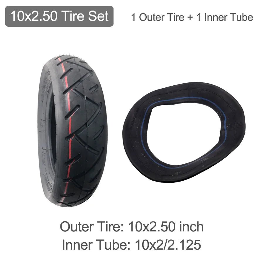 10x2.5 Inch CST Tire 2.50 Pneumatic Tyre Inner Tube Camera for Kaabo Mantis 10inch Electric Scooter AXSSIBLZ