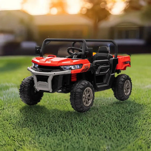 24V Ride On Truck 2 Seater Ride On UTV with 2x200W Motor Ride On Dump Truck with Dump Bed/Shovel Ride On Car with Remote Control AXSSIBLZ