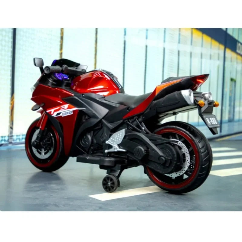 kids motorcycle 12V motorcycle for kids 3 4 5 6 years Boys Girls 12v7ah kids motorcycle ride on toy with Training Wheels/manual AXSSIBLZ