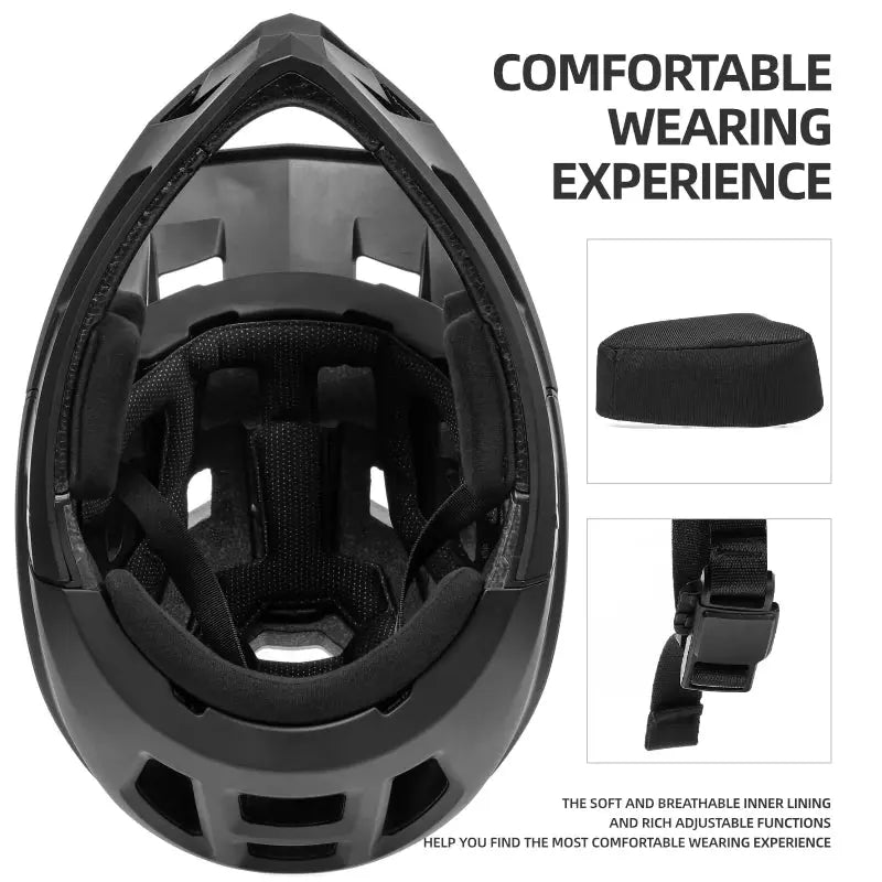 BATFOX Full Face Downhill Bicycle Helmet - AXSSIBLZ