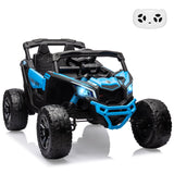 Kids UTV, Electric Ride on UTV Car, Licensed Can-Am Electric Off-Road Car, Ride On Truck Car w/Remote Control, Large Seat AXSSIBLZ