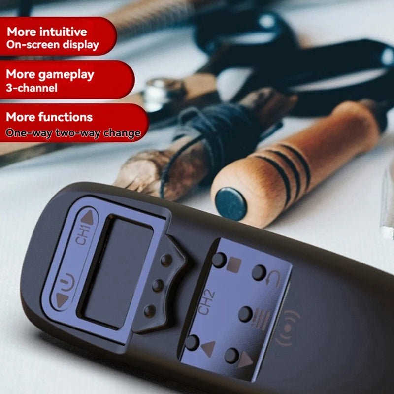 W6 2.4G Waterproof Remote Control Electric Skateboard Surfboard 3-Channel Screen Remote Control Wireless Charging AXSSIBLZ