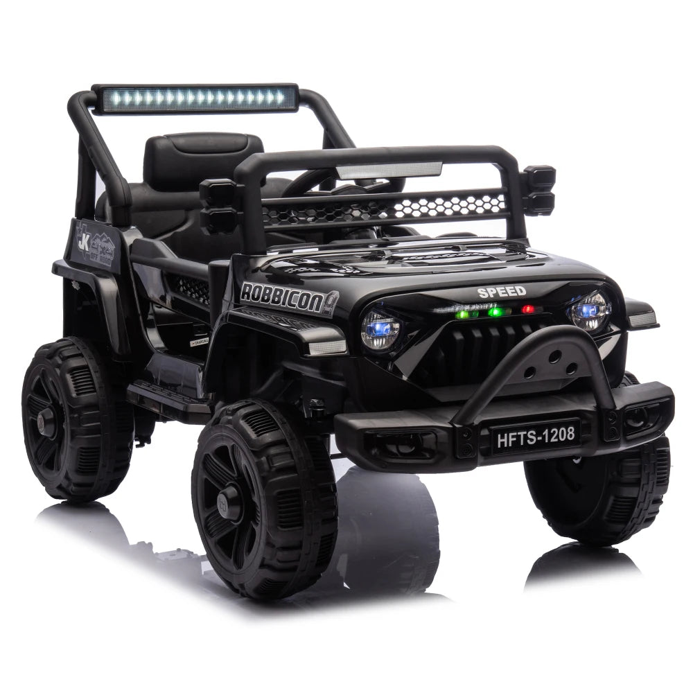 12V Kids Ride On Electric Truck Car W/Parents Control,2WD,Four-wheel suspension,Early education function,Adjustable volume,USB AXSSIBLZ
