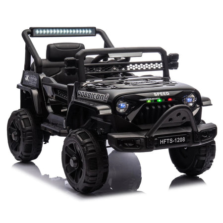 12V Kids Ride On Electric Truck Car W/Parents Control,2WD,Four-wheel suspension,Early education function,Adjustable volume,USB AXSSIBLZ