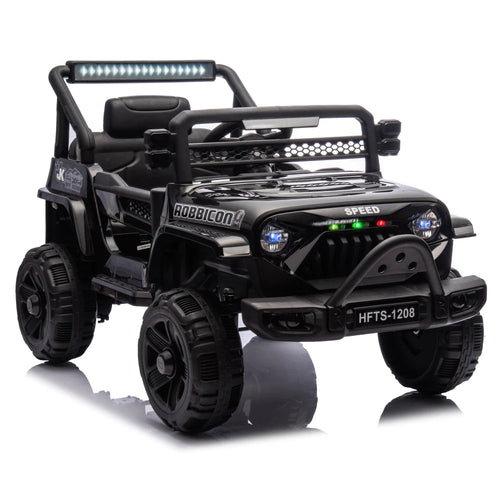 12V Kids Ride On Electric Truck Car W/Parents Control,2WD,Four-wheel suspension,Early education function,Adjustable volume,USB AXSSIBLZ