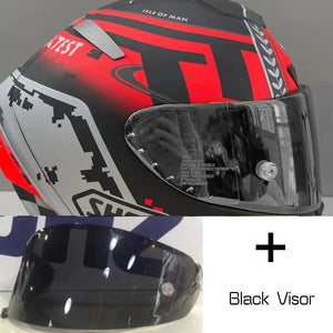 Motorcycle helme Full Face shoei X14 isle of man TT X-Sprit 3 RED  Motocross Racing Motobike Riding Helmet Casco De Motocicleta AXSSIBLZ