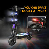 8000W dual drive off-road electric scooter, 60V50AH, 80KM/h and 100km range, hydraulic shock absorber 13 inch off-road wheels AXSSIBLZ