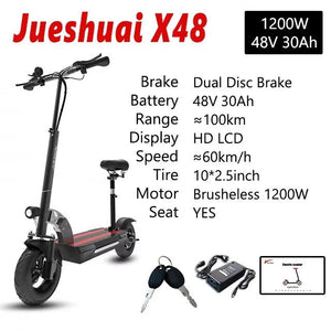 [8 models]10/11 Inch 48V-72V 1000W-6000W Electric Scooter 50-85km/h Fast E Scooter Off Road Electric Kick Scooter Foldable Adult AXSSIBLZ