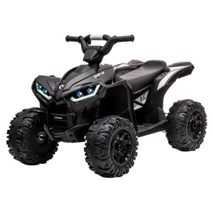 12V Kids Ride on ATV Quad 2x35W Powerful 4-Wheeler Electric Vehicle with Parent Control, Spring Suspension,LED Lights,AUX Port AXSSIBLZ