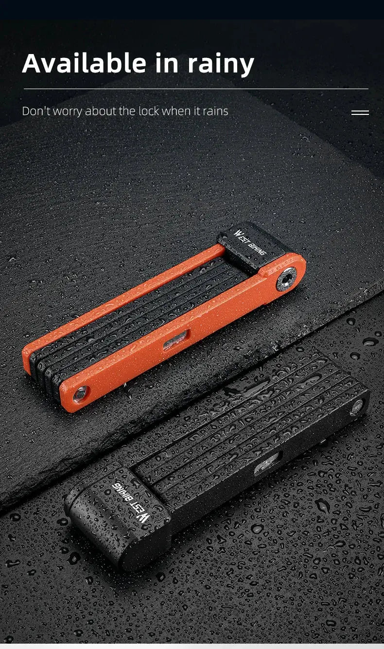 West Biking Bicycle Folding Lock - AXSSIBLZ