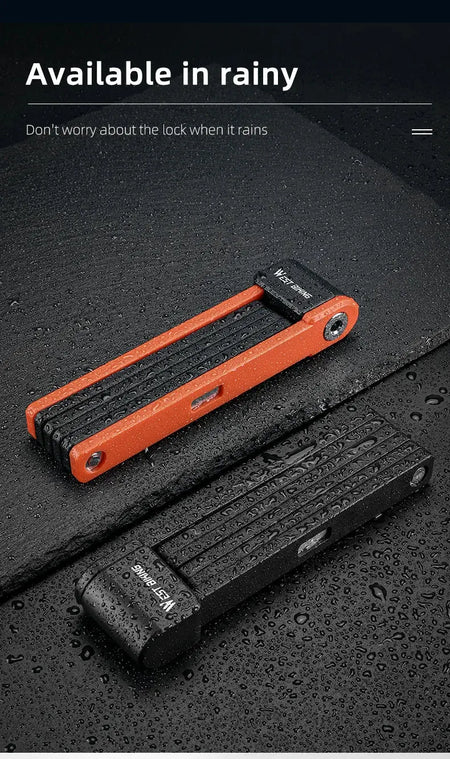 West Biking Bicycle Folding Lock - AXSSIBLZ