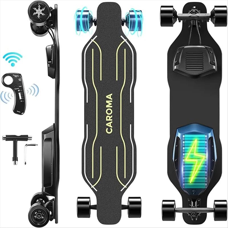 Electric Skateboards Longboards Dual-Drive Electric Scooter For Adults Teens With Remote Control And Charger Cycling Accessories AXSSIBLZ