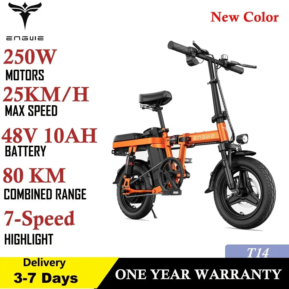 Engwe X26 Ultimate Folding E-Bike – 1200W Motor, 48V 29AH, Fat Tire for Urban Adventures AXSSIBLZ