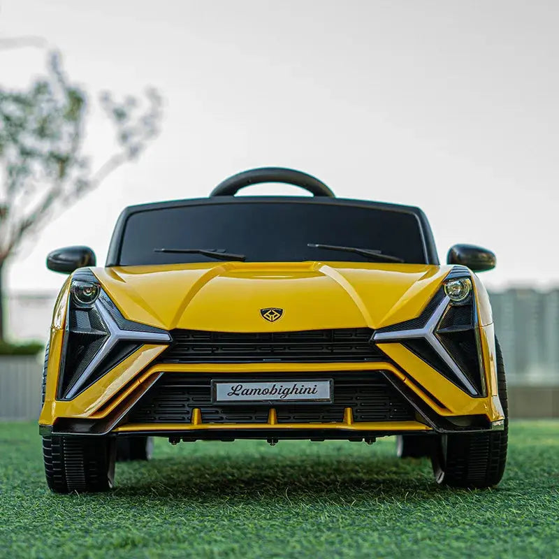 Kids Electric ride on car yellow