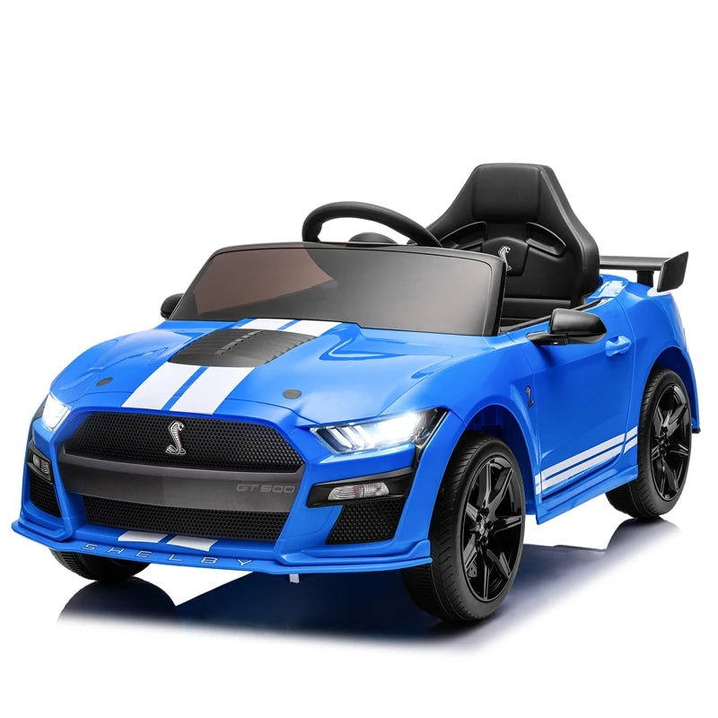 Ride On Kids Car With Remote Controls 12V Battery Powered Electric Ride on Car Truck Sigle Seat Bluetooth Music LED Lights AXSSIBLZ