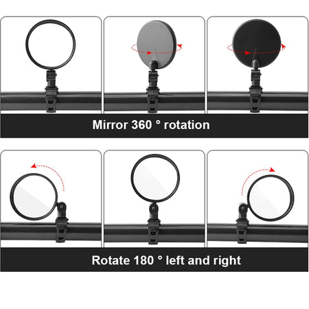 360° Vision Rearview Mirror for Electric Scooters & Bikes - 1PC AXSSIBLZ