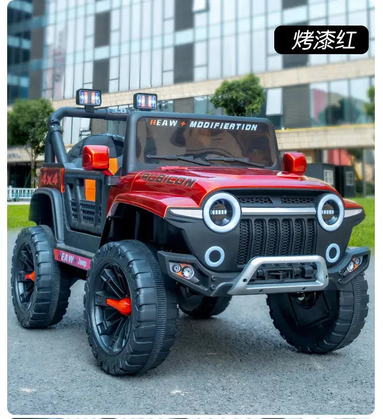 Red Rubicon Kids Ride On Car