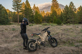 1000W mountain adult electric bicycle 48V20AH motorcycle style electric bicycle 20 inch dual oil disc off-road electric bicycle AXSSIBLZ