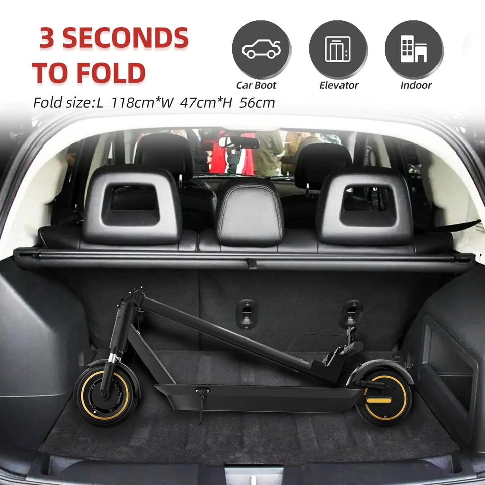 AOVOPRO Ledpad ESMAX Electric Scooter 500W 40km/h Adult APP Smart Shock-absorbing Anti-skid Foldable Portable Electric Scooter AXSSIBLZ