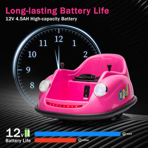 Bumper Cars For Toddlers, Electric Kids Ride On Bumper Car Gift, 12V Battery Ride On Car With Parent Remote Control AXSSIBLZ