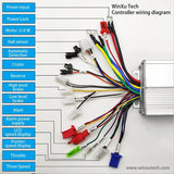 36V 48V 800W 35A Electric Scooter Brushless Motor Universal Controller LCD Speed Display Throttle Kit for Motorcycle Bicycle AXSSIBLZ
