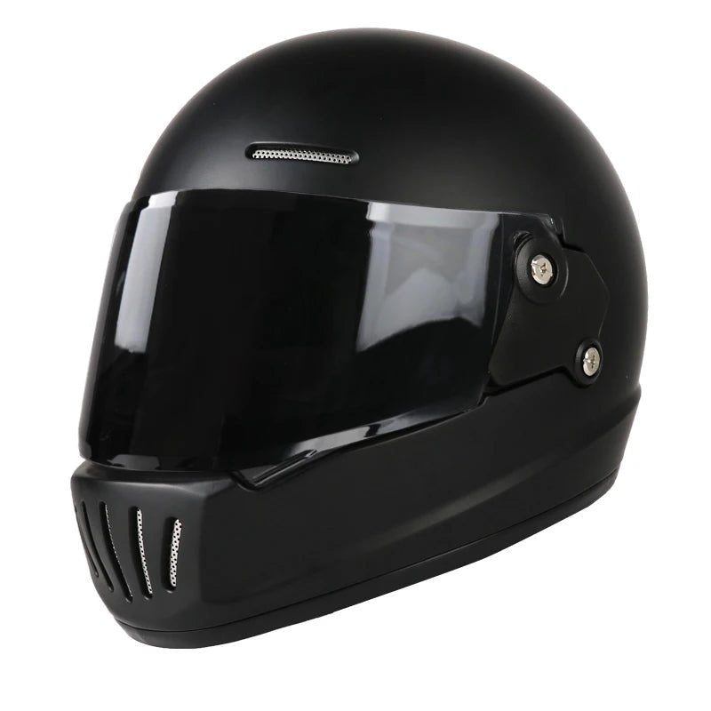 Motorcycle helmets for men and women, retro full helmets, electric motorcycles, seasonal blue trend, winter motorcycle running h AXSSIBLZ