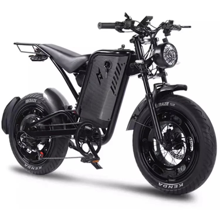 MountainBlaze 48V 1000W Fat Tire Electric Bike – All-Terrain Power with Hub Motor AXSSIBLZ