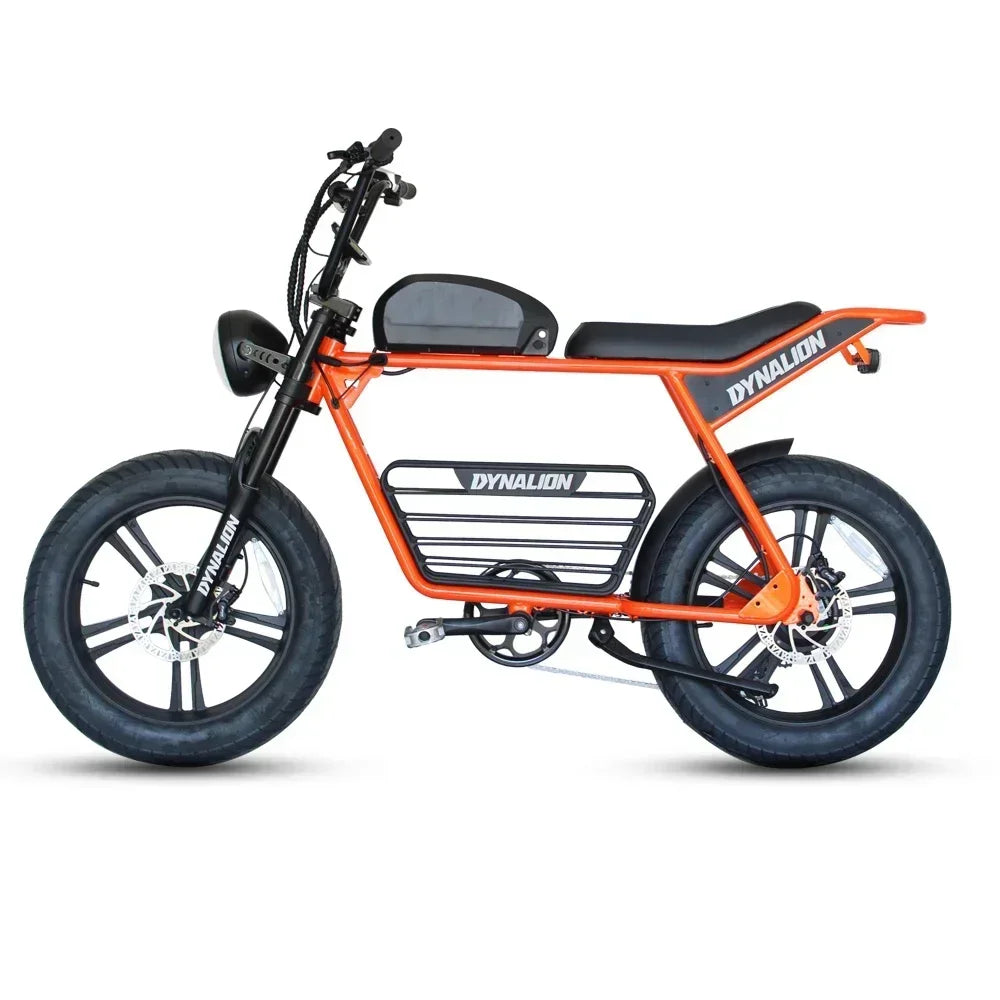 K7-2 RetroPower 48V 1000W Hybrid Electric Bike – Conquer Roads, Dirt, and Mountains AXSSIBLZ