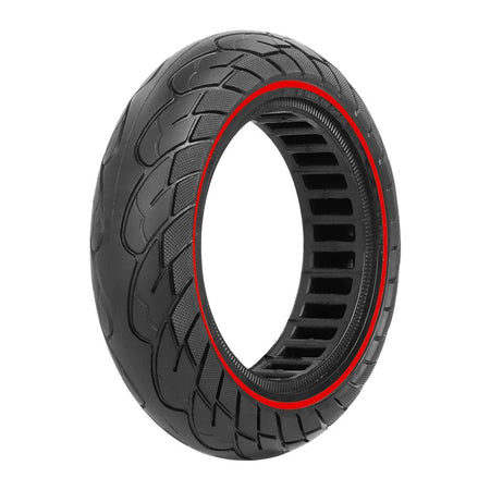 10X2.5 Tubeless Tires 60/70-6.5 Solid Tire for Ninebot Max G30 Electric Scooter 10inch Explosion-Proof Hollow Honeycomb Tyre AXSSIBLZ