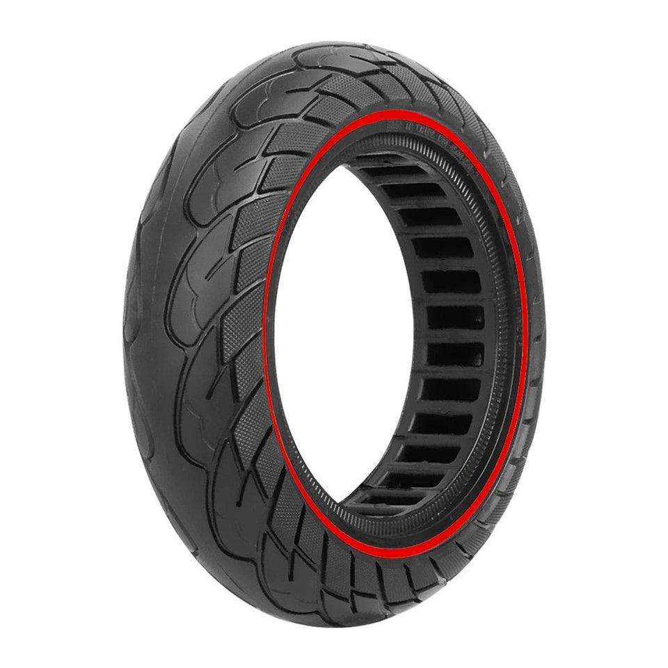 10X2.5 Tubeless Tires 60/70-6.5 Solid Tire for Ninebot Max G30 Electric Scooter 10inch Explosion-Proof Hollow Honeycomb Tyre AXSSIBLZ