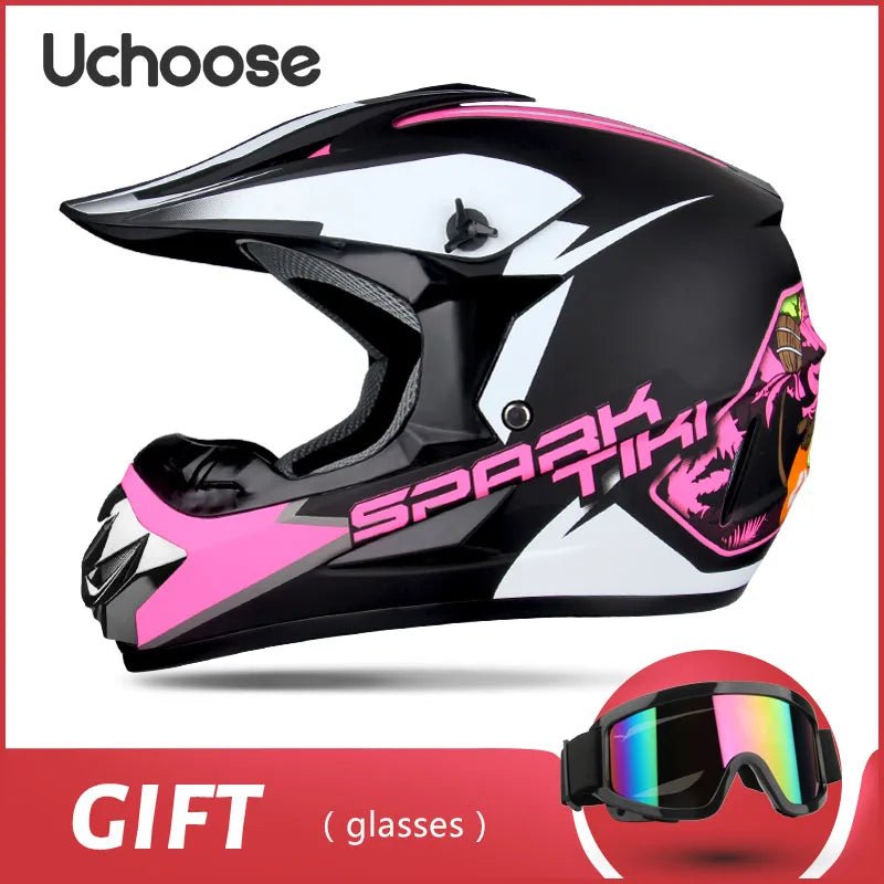 Full face motorcycle helmet for mountain bike  off-road  classic, MTB, racing, motocross, downhill, downhill AXSSIBLZ