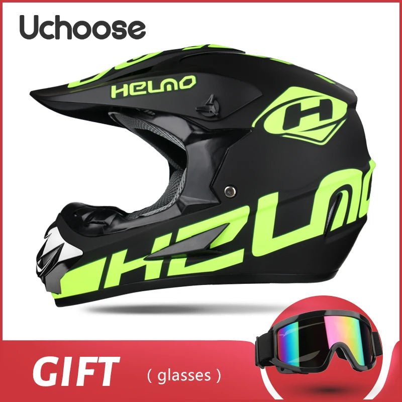 Full face motorcycle helmet for mountain bike  off-road  classic, MTB, racing, motocross, downhill, downhill AXSSIBLZ