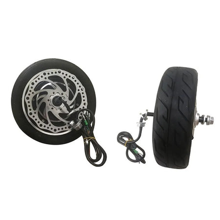 Motor For 10 Inch Electric Scooter 36v 350W 48v 500w Hub 10x2.70-6.5 Tubeless Vacuum Tire AXSSIBLZ