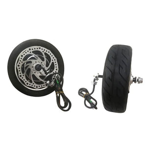 Motor For 10 Inch Electric Scooter 36v 350W 48v 500w Hub 10x2.70-6.5 Tubeless Vacuum Tire AXSSIBLZ