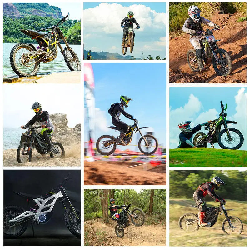 Falcon M Titan 72V 85KM/H Electric Motocross Off-Road 72V 8000W Electric Dirt Bike With Motorcycle Displays AXSSIBLZ