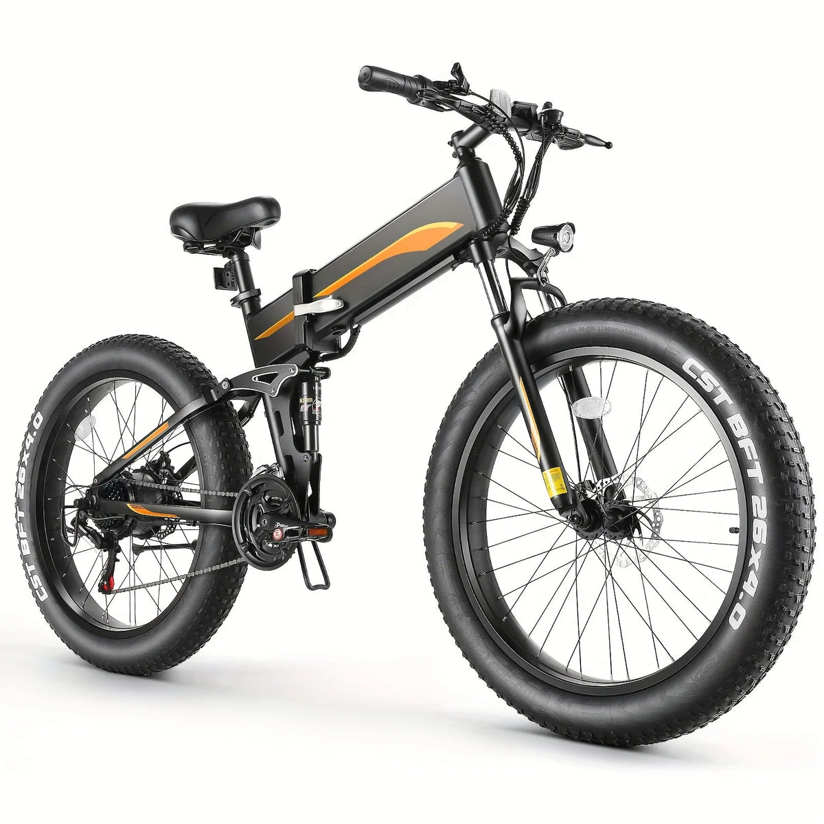 Xtreme Explorer 26" Fat Tire Ebike – 500W Power, 48V 10Ah Battery, Foldable Design, 20MPH for Adults AXSSIBLZ