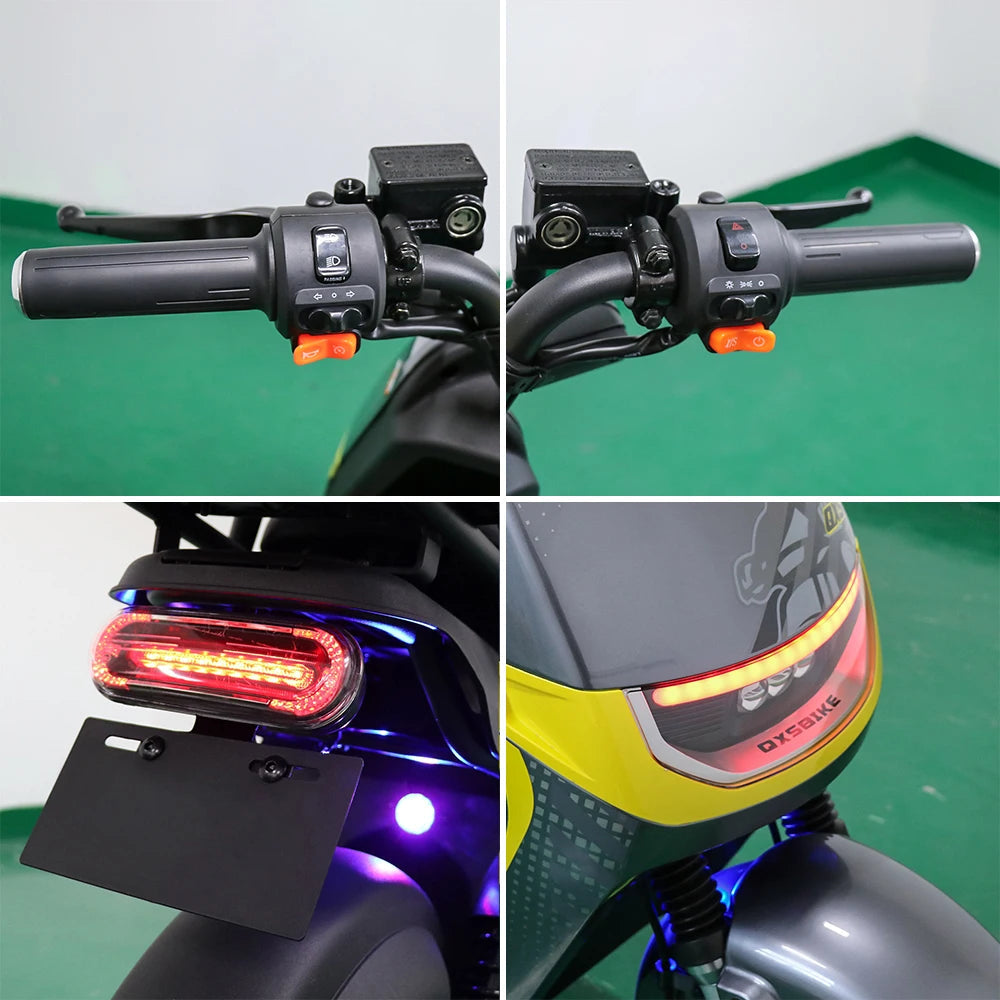 HKL-K03 1200W High-Speed Electric Moped – 60V 20Ah Power Scooter AXSSIBLZ