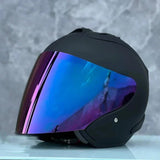 Ram4 Matte Black Half Helmet Men and Women Motorcycle Off-Road Summer Helmet Downhill Racing Mountain Cross Casco Capacete AXSSIBLZ