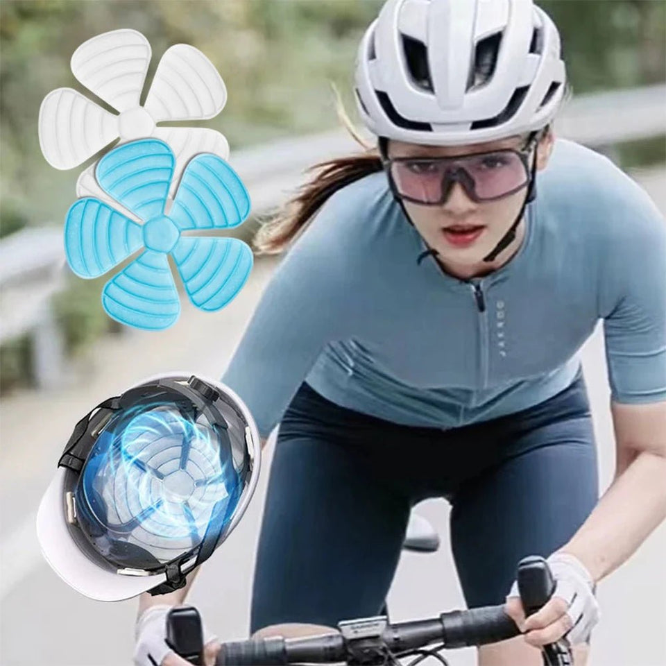 Helmets Ice Pack Cooling Heat Pad for Hat Reusable Lasting Cooling Riding Summer Portable Helmets Ice Pack for Outdoor Sports AXSSIBLZ