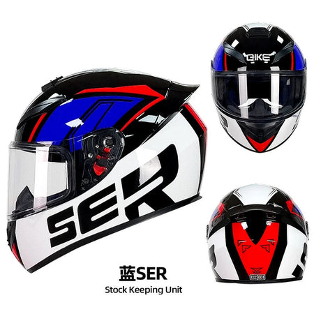 DOT Men and women motorcycle helmets are safe in winter Four Seasons Knights can be equipped with Bluetooth motorcycle helmets AXSSIBLZ
