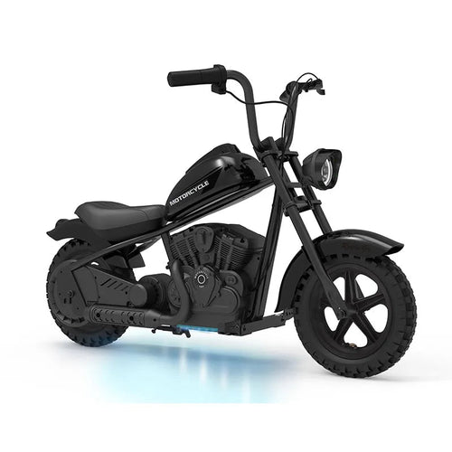 Electric Motorcycle for Kids, 24V 250W Kids Electric Dirt Bike Two Speed Max Up to 14MPH & 60 Minutes Continuous with Led Lights AXSSIBLZ