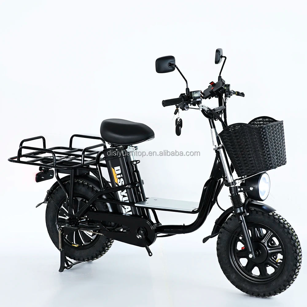 Clark is hot selling Disiyuan Factory Price Long Range 48V Electric Cub Bike 350W Electric Scooter Bicycle for Adult AXSSIBLZ
