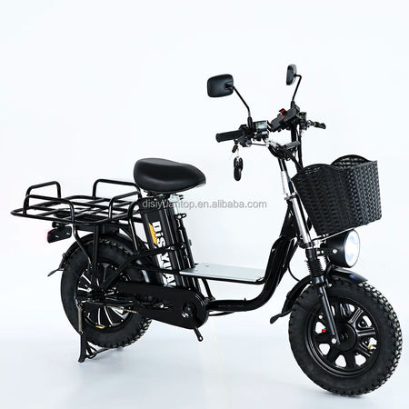 Clark is hot selling Disiyuan Factory Price Long Range 48V Electric Cub Bike 350W Electric Scooter Bicycle for Adult AXSSIBLZ