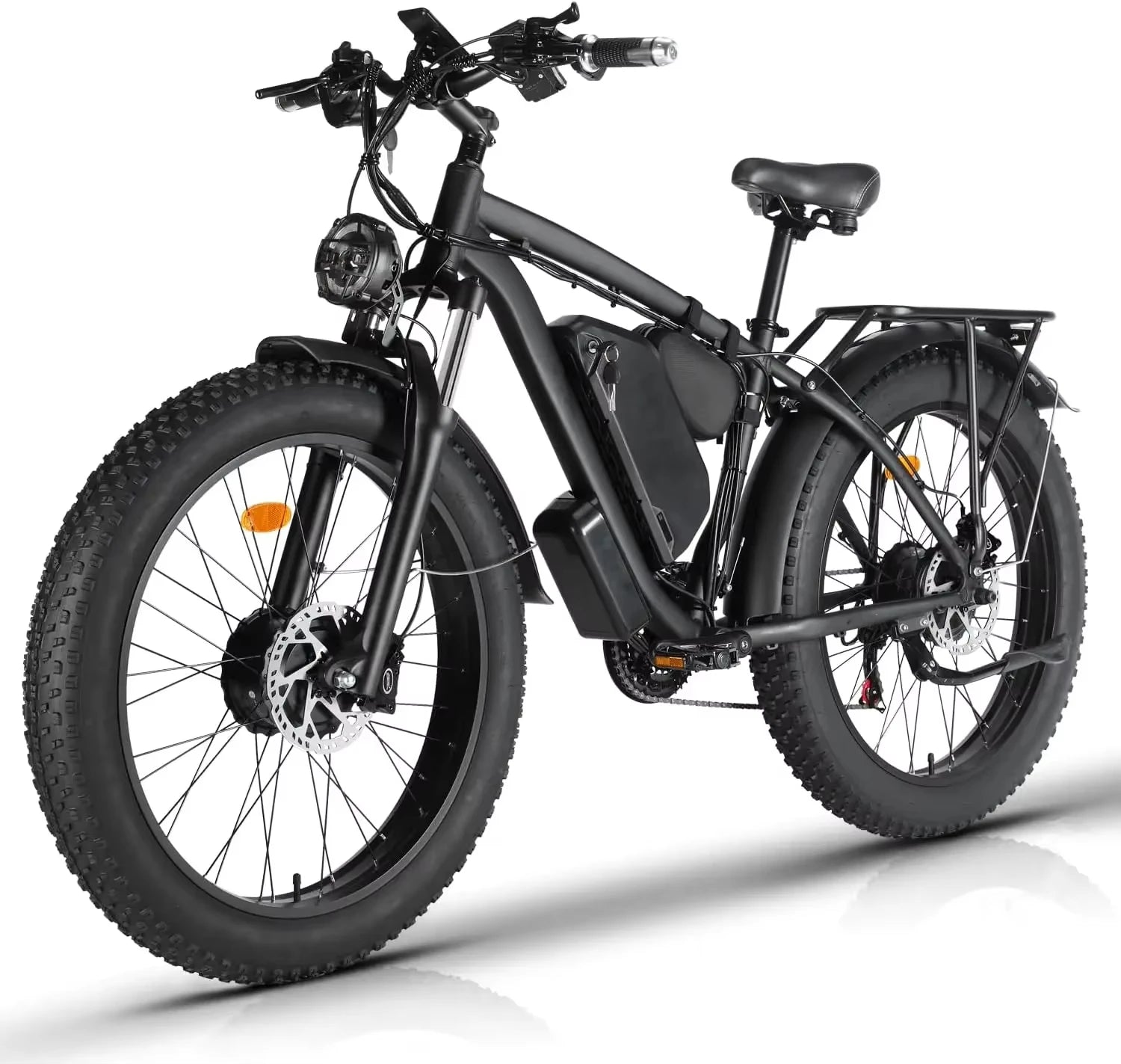 B1 Dual Motor 48v 22.4ah Battery 26 Inch ThunderDrive 2000W All-Terrain Hydraulic Brake Electric Bike AXSSIBLZ