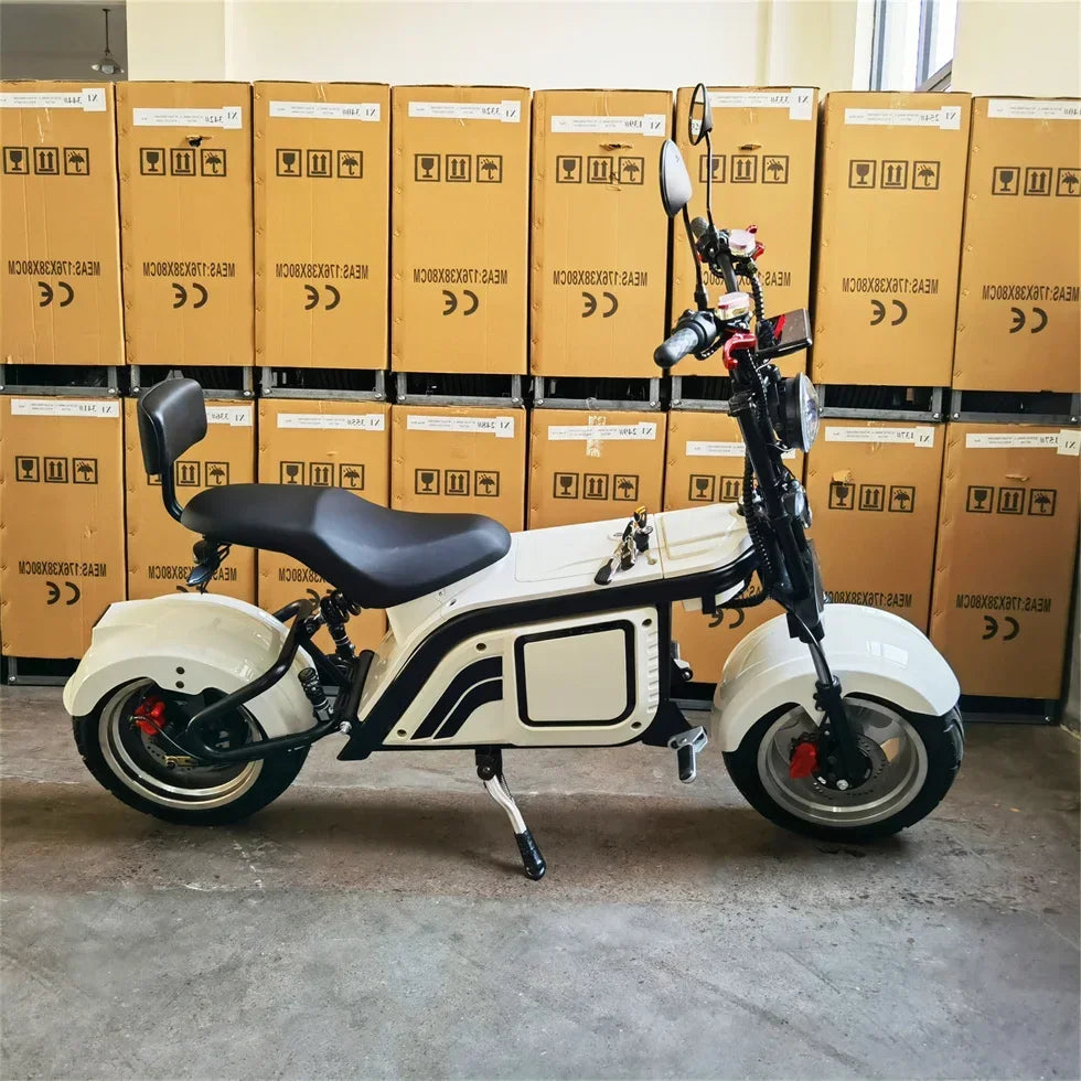 TurboCruiser 10000W – Modern Hulk CityCoco Electric Moped Scooter W/ Alloy Frame AXSSIBLZ