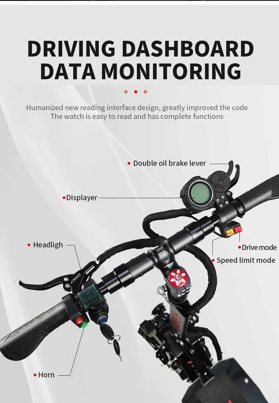 Data monitoring Fieabor Q06P E-Scooter