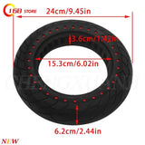 10 Inch 10X2.5 Solid Tire for Ninebot Max G30 Electric Scooter 10inch Explosion-Proof Hollow Honeycomb Tyre AXSSIBLZ